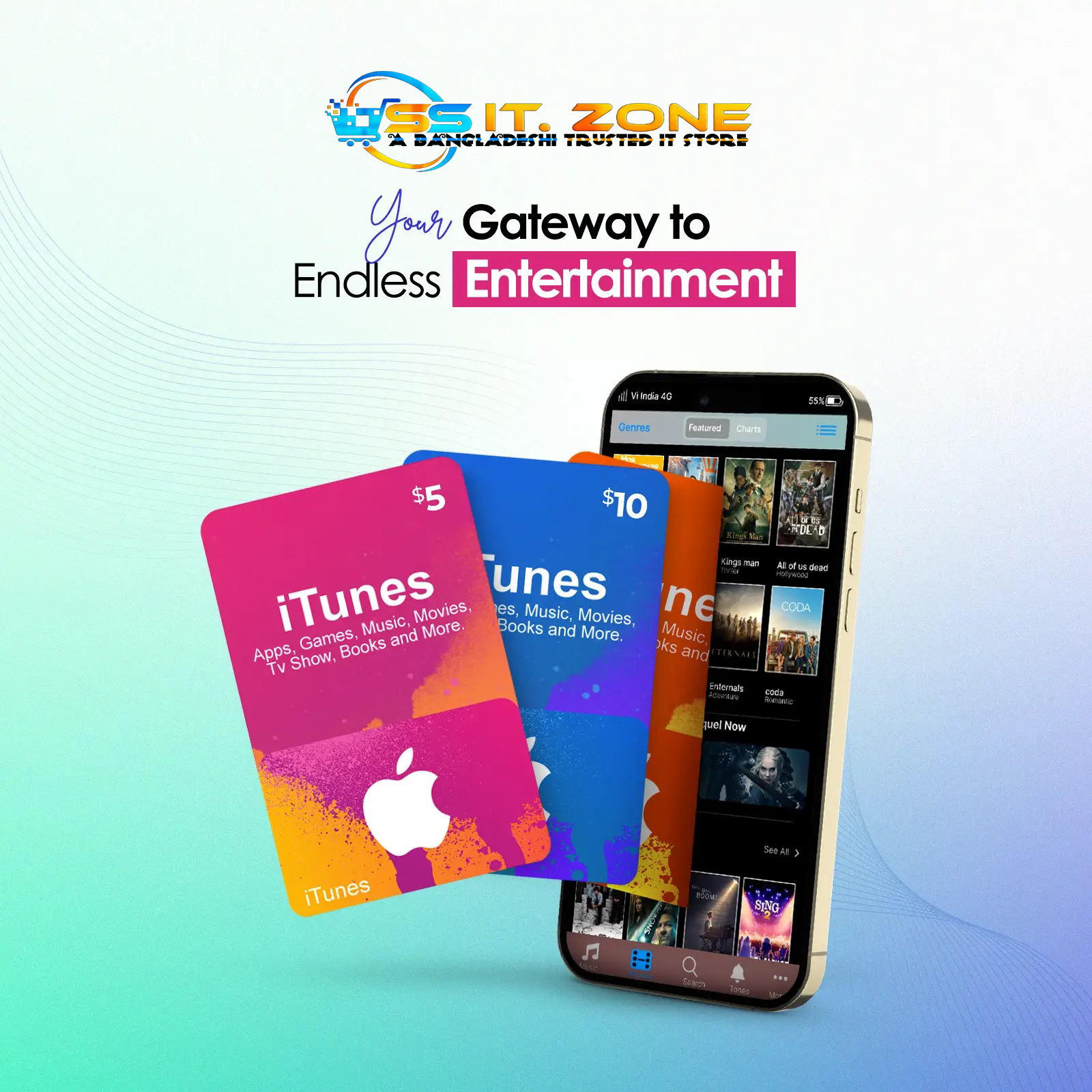 iTunes Digital Gift Card